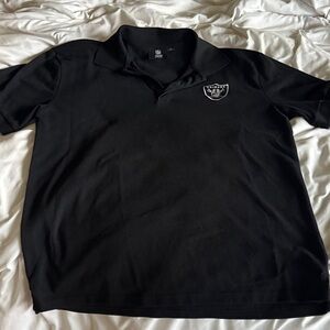 Men's Black Polo Shirt raiders